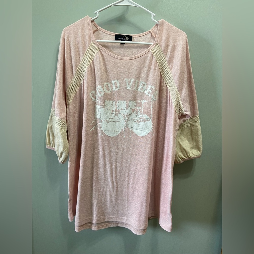 Susanne Betro Pink Top Size Extra Large